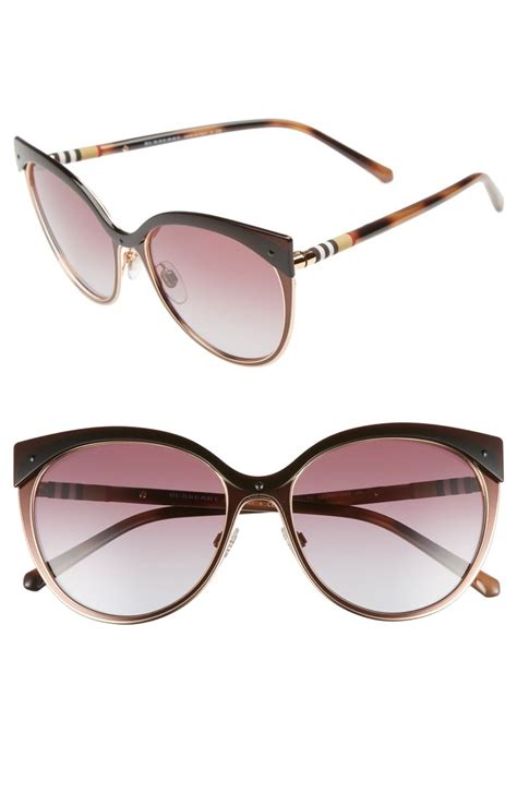 burberry heritage 55mm cat eye sunglasses|Burberry glasses frames cat eye.